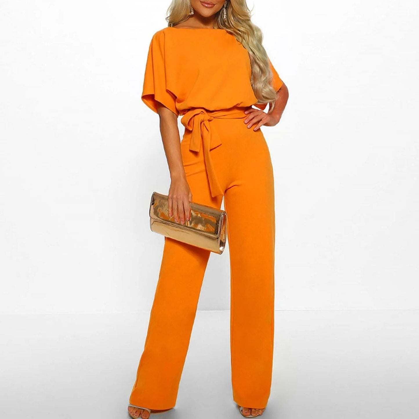 Jumpsuit med Vida Ben – Djärv Elegans med Bekvämt Självförtroende