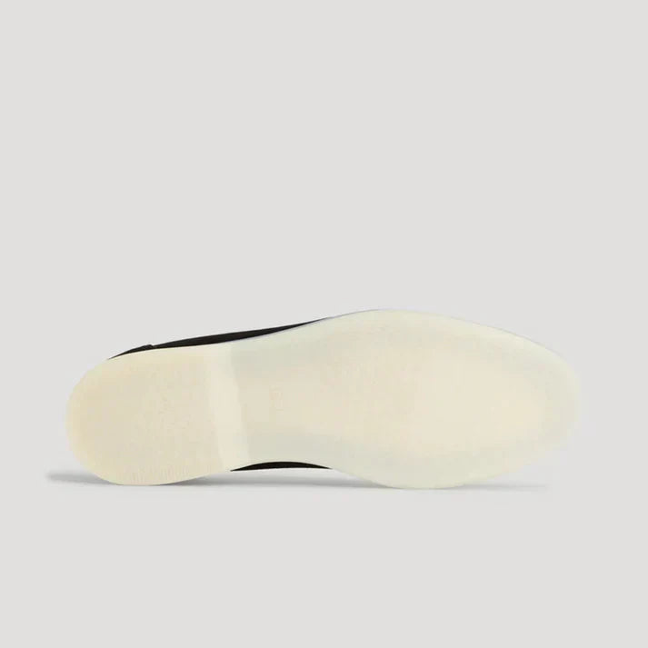 Emil - Stilrena loafers i mocka-look
