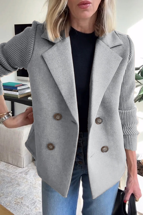 Avslappnad knappl blazer – Höj ditt självförtroende med en enkel stil