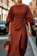 Victoria - Elegant klänning med ärmar