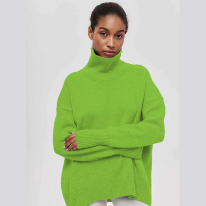 Kortärmad rullkrage-tröja – Djärv elegans med modern stil