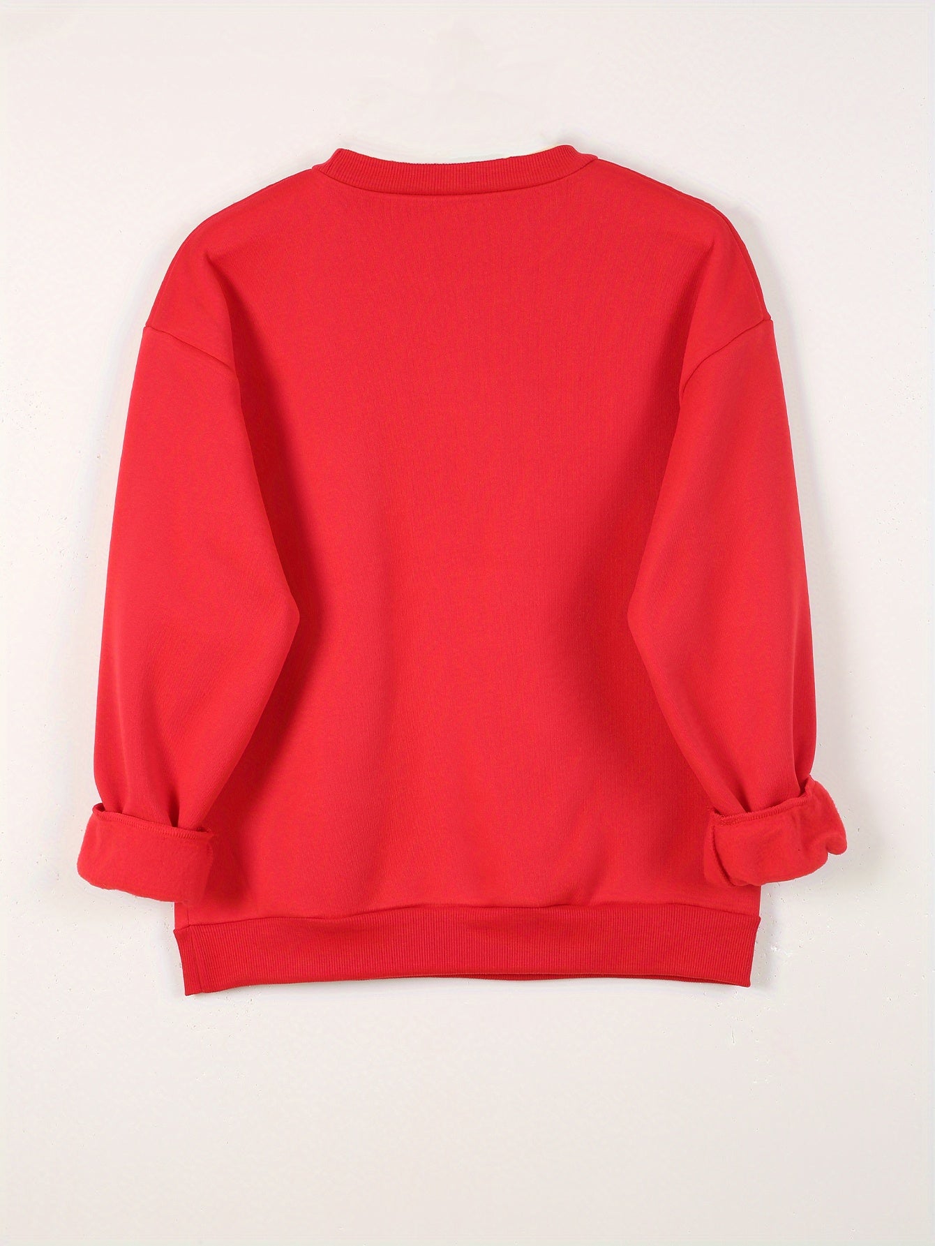 Sweatshirt med hjärttryck – Lekfull komfort med kärleksfull stil