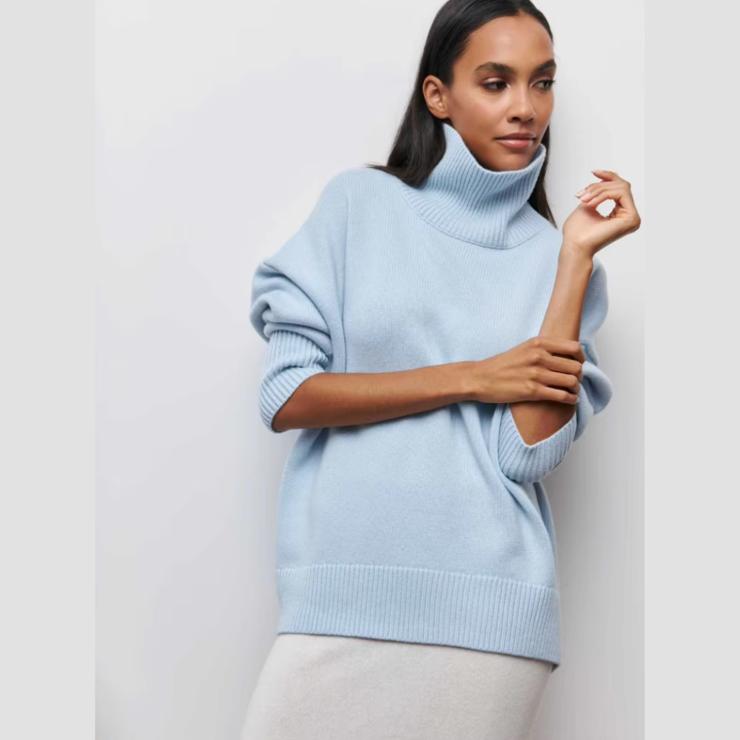 Kortärmad rullkrage-tröja – Djärv elegans med modern stil