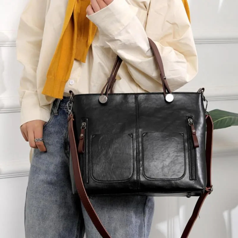 Crossbody-axelväska – Tidlös stil möter vardagsfunktionalitet