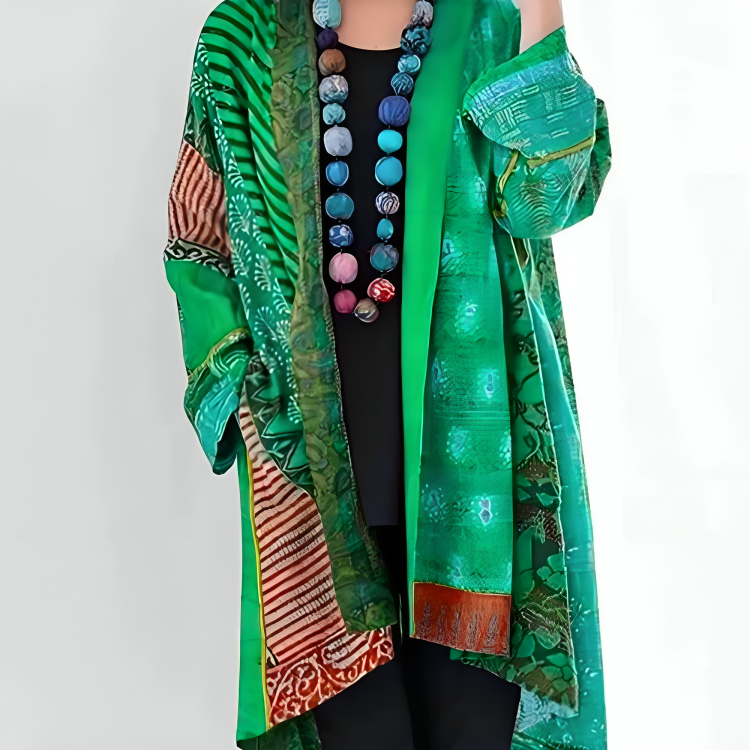 Boho-Kimono-Cardigan – Konstnärlig elegans med avslappnad stil
