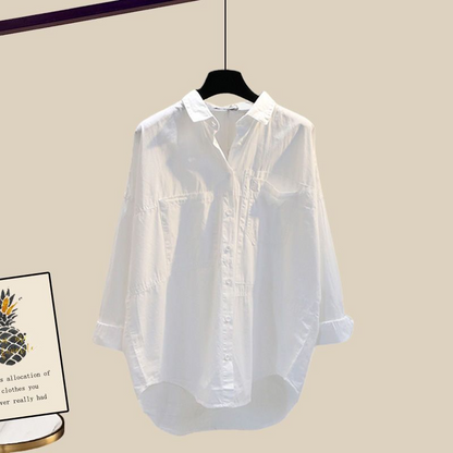 Tre-dels Outfit-set – Enkel Chic med Modern Mångsidighet