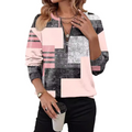 Geometrisk Sweatshirt – Njut av komfort och stil utan ansträngning