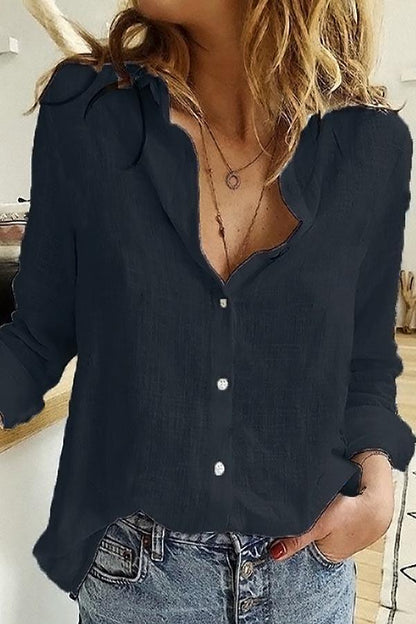 Button-Down Blus – Enkel elegans för hela dagen