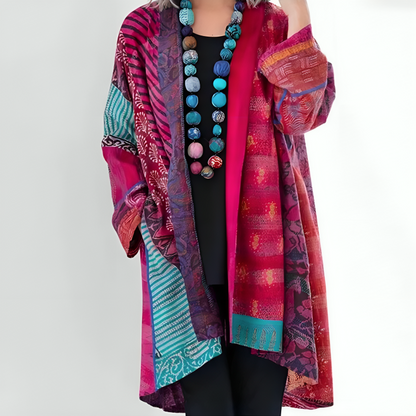 Boho-Kimono-Cardigan – Konstnärlig elegans med avslappnad stil
