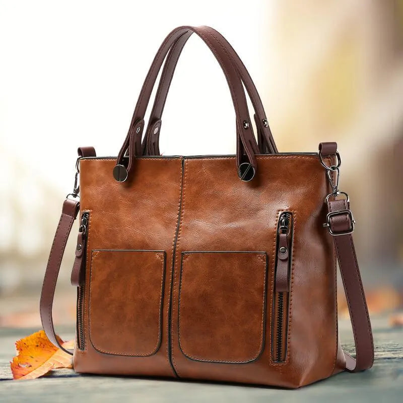 Crossbody-axelväska – Tidlös stil möter vardagsfunktionalitet