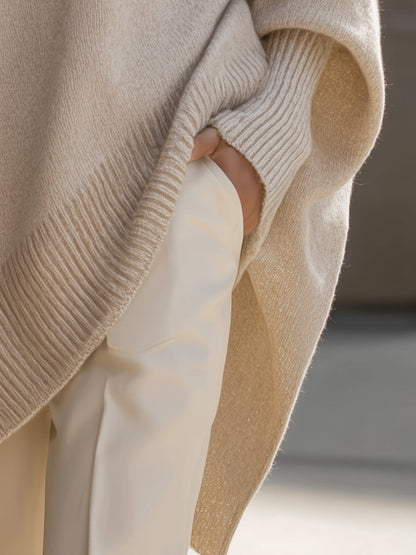 Oversized Strik – Elegant, Blød & Ubesværet Stil