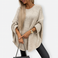 Oversize-stickad tröja med stil – Elegans för självsäkra kvinnor