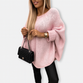 Oversize-stickad tröja med stil – Elegans för självsäkra kvinnor