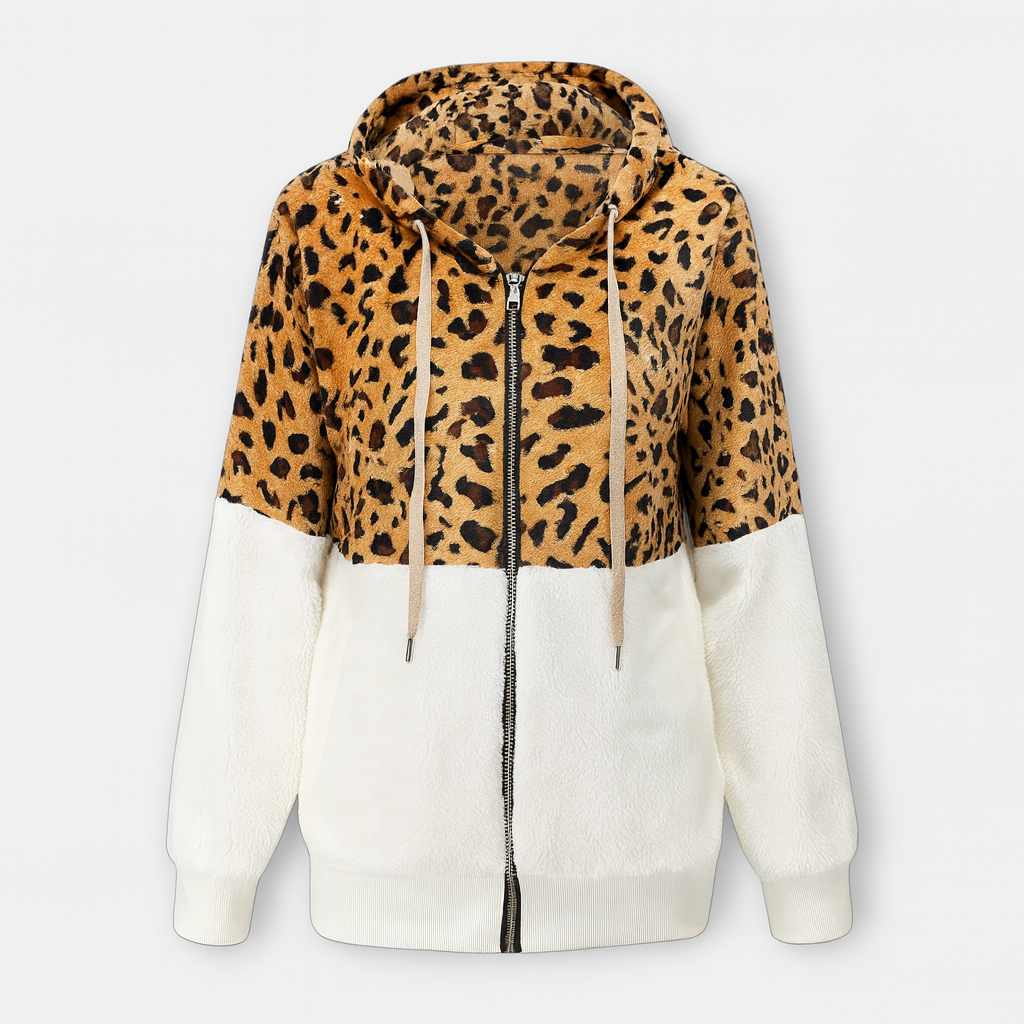 Leopardmönster Hoodie – Frigör din djärva stil