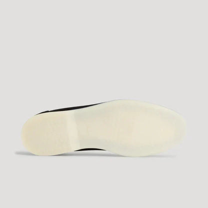 Emil - Stilrena loafers i mocka-look