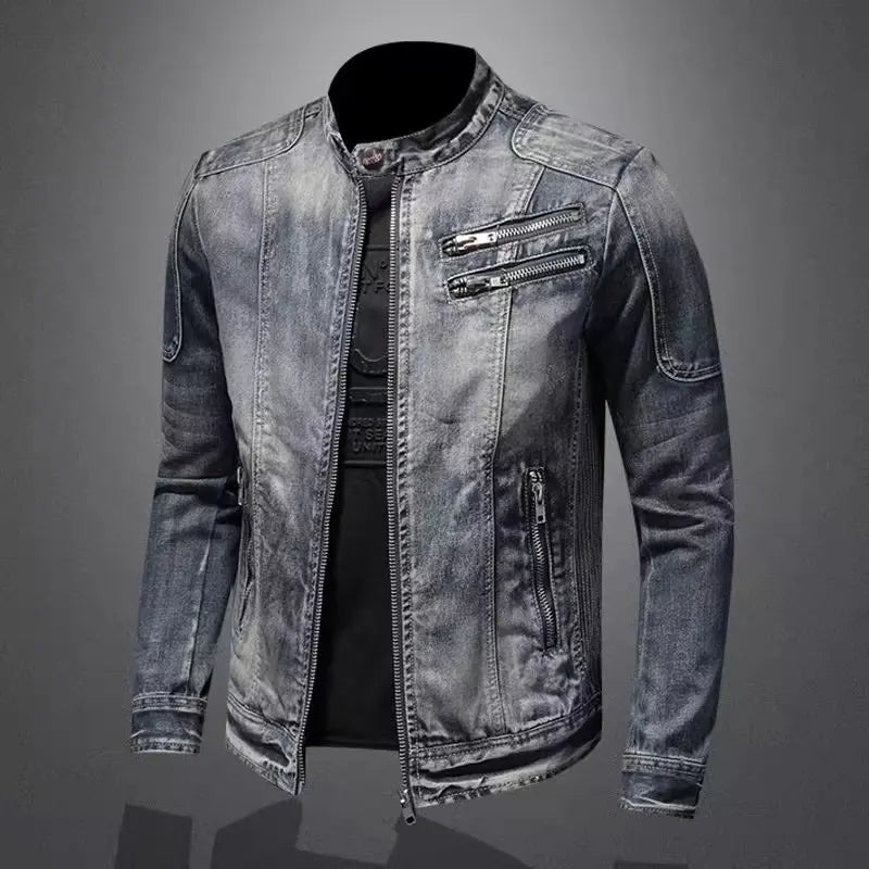 Sebastian – Modern denimjacka med maskulint inslag