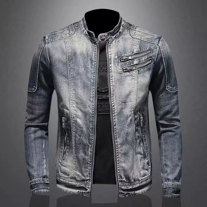 Sebastian – Modern denimjacka med maskulint inslag