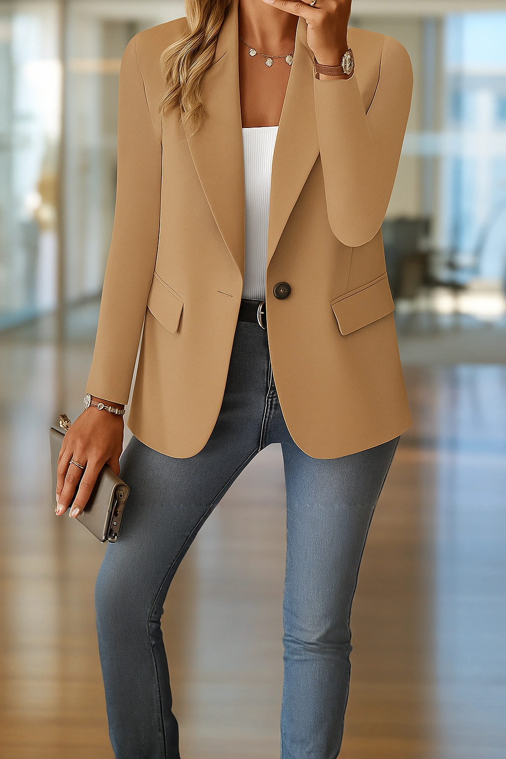 Chic och Raffinerad Blazer – Höj ditt självförtroende och din stil
