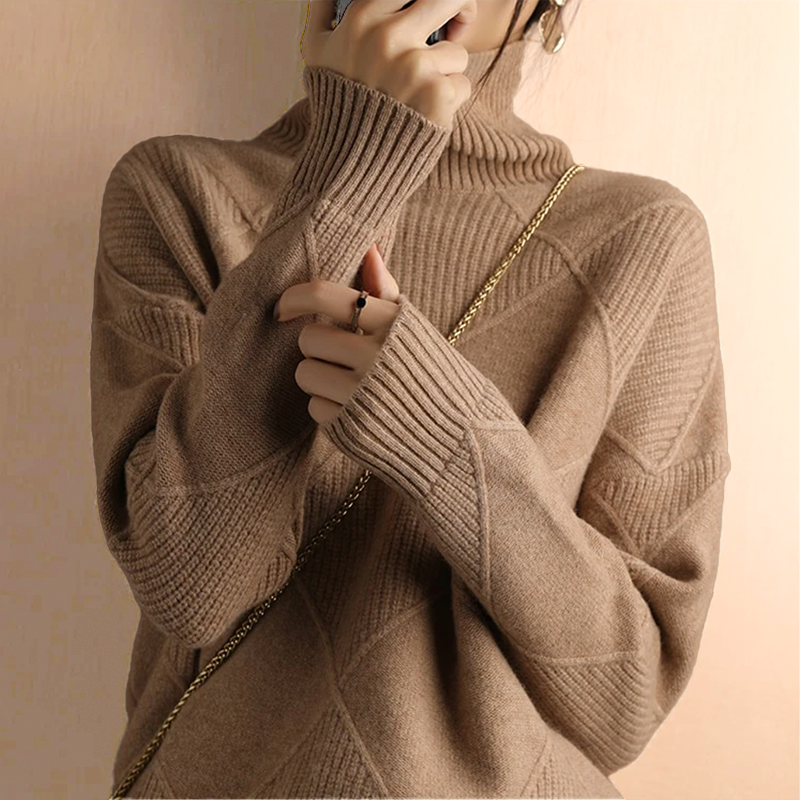 Rauten-Rollkragenpullover – Raffinerad värme med modern stil