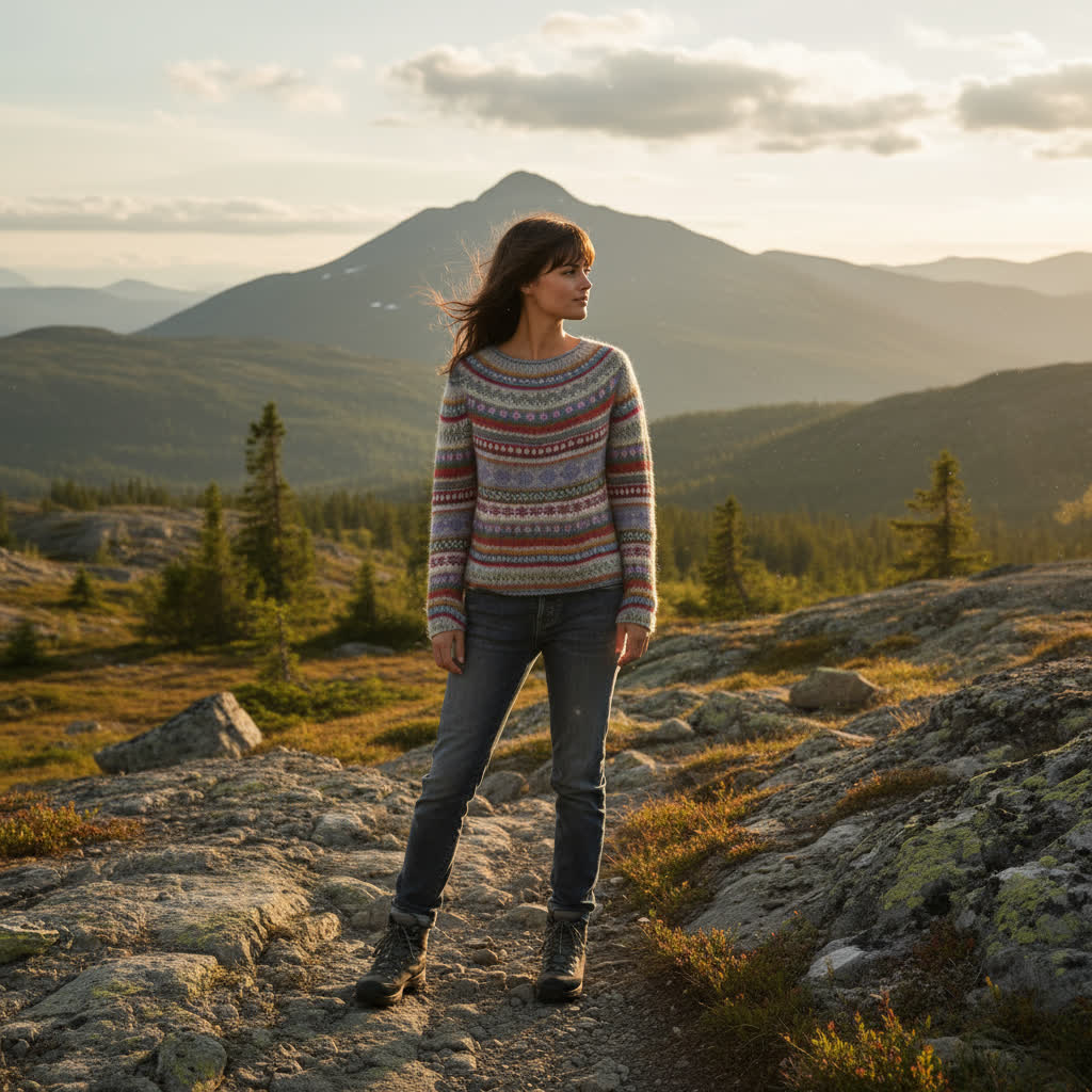 Regnbågsrandig tröja – Ultimat komfort för mysiga dagar